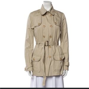 Vince Double-Breasted Trench Coat